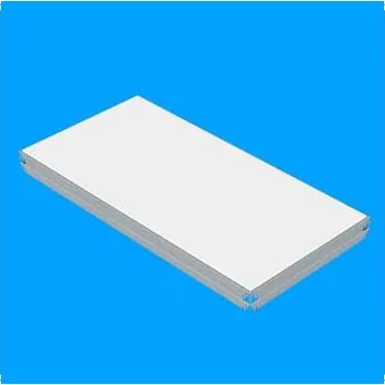 Dílenský regál Přídavná police 1000 x 300 m, bílý komaxit, 100 kg