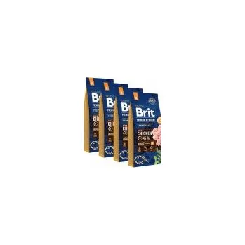 Brit Premium by Nature Adult M 4 x 15 kg