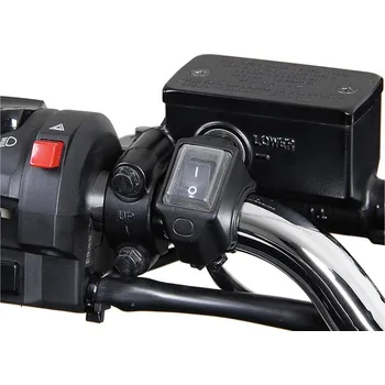Elektroinstalace pro motocykl SW-MOTECH Německo univerzální vypínač 1/0 s objímkou na řidítka