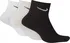 Dámské ponožky NIKE Value Cotton Quarter SX4926-901 šedé