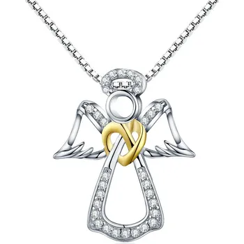 Náhrdelník Elenys stříbrný náhrdelník Anděl strážný