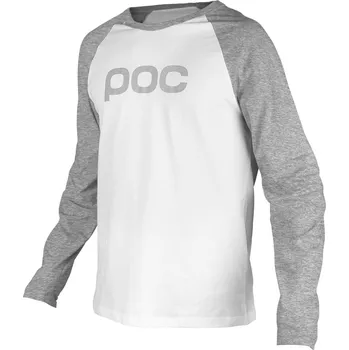 POC Raglan Jersey s dlouhým rukávem Palladium Grey/Hydrogen White L cyklistický dres POC Raglan Jersey s dlouhým rukávem Palladium Grey/Hydrogen White L
