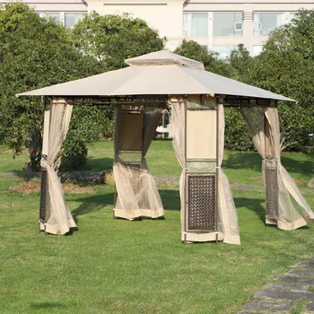 Zahradní stan Zahradní altán 3 x 3 x 2,6 m s bočnicemi | béžový