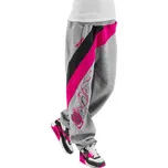 Dangerous DNGRS Skull Sweat Pants Grey Melange/Charcoal