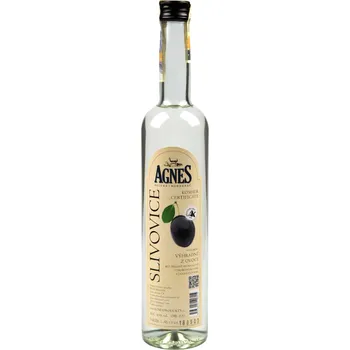 Pálenka Agnes Zelená Bohdaneč Agnes Slivovice Kosher 45 % 0, 5 l