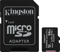 Kingston Canvas Select Plus MicroSDXC 64GB UHS-I U1 (100R/10W) + adapter