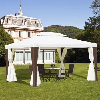 Zahradní stan Luxusní zahradní altán Presey 3 x 4 m | krémový