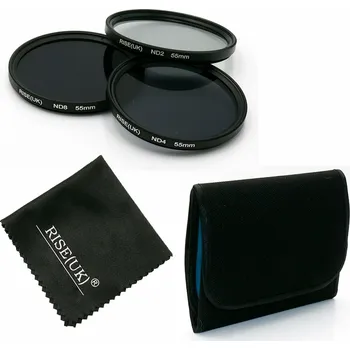 ND2,4,8 filtry set 55mm