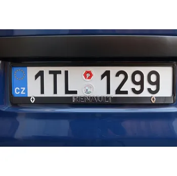 Držák SPZ Podložka pod SPZ 3D - RENAULT