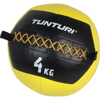 Medicinbal Wall ball 4 kg TUNTURI žlutý