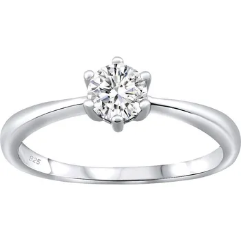 Šperk SILVEGO stříbrný prsten SOPHIA se Swarovski® Zirconia