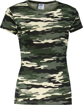 Dámské tričko JHK Regular Lady Comfort Camouflage S