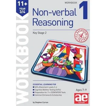 Cizojazyčná kniha 11+ Non-Verbal Reasoning Year 3/4 Workbook 1 - Curran, Stephen C. a Richardson, Andrea F.