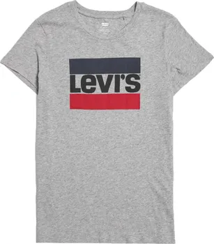 Dámské tričko Levis The Perfect Tee Sportswear Logo šedé