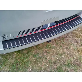 Tuning Kryt prahu pátých dveří Opel Zafira Life 2020- • nerez s karbonem • Alu-Frost