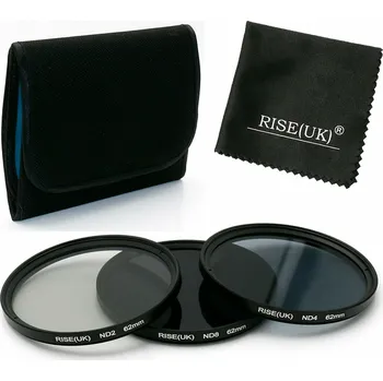 ND2,4,8 filtry set 62mm