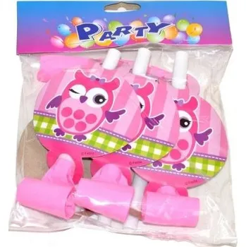 Karnevalový doplněk Frkačky Sova 6ks