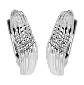 Šperk Zlatnictví U Kostela Stříbrné náušnice se zirkony EMDA781 440494380