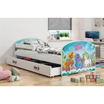 ImportWorld Dětská postel Felix 1 80x160 s úložným prostorem - 1 osoba - Bílá, Poník