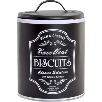 Dóza na potraviny Plechová dóza "BISCUITS" 13.5x19cm