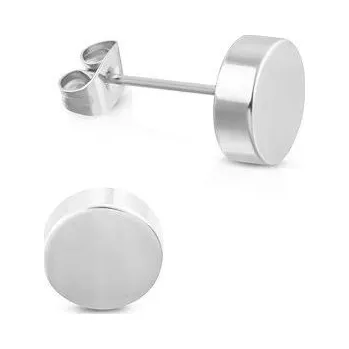 Náušnice Ocelové náušnice kolečka, 5 mm