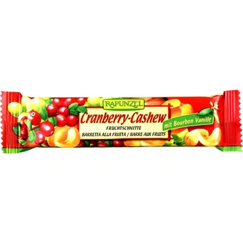 Tyčinka BRUSNICE-KEŠU BIO RAPUNZEL 40g