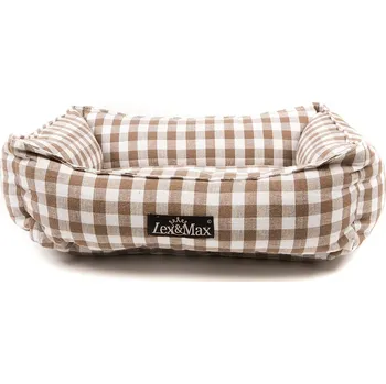 Pelíšek pro psa Luxusní pelíšek pro psa Lex & Max Carlos 40 x 50 cm | hnědý