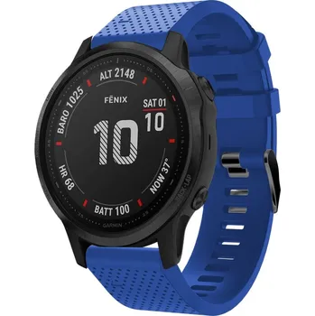 Gumový řemínek TVC pro Garmin Fenix 5s Barva: Modrá