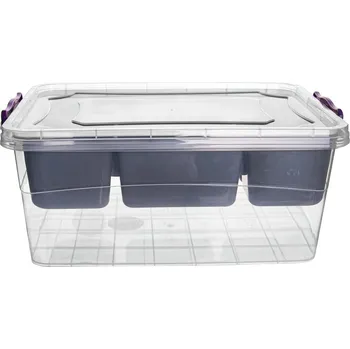 Úložný box Orion úložný box s víkem a přihrádkami 13 l