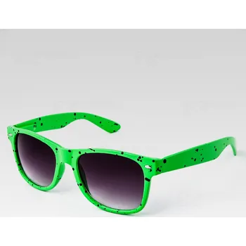 Sluneční brýle OEM Sluneční brýle Nerd kaňka zelené černá skla