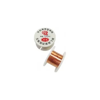 Vázací drát Izolovaný měděný drát 0.01mm, 50m