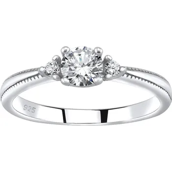 Šperk SILVEGO stříbrný prsten MELAYNA se Swarovski® Zirconia