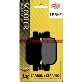 Brzdová destička Zadní brzdové destičky SBS 193HF - Honda SH 300 i, 300ccm - 07-20