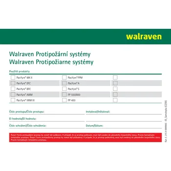 Walraven 2159999906 BIS Pacifyre MK II ID Samolepka