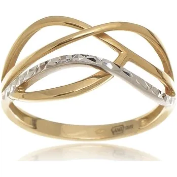 Prsten Dámský zlatý prsten PR0311F + DÁREK ZDARMA