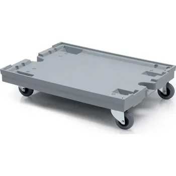 Podvozek pod přepravky 80x60cm - 4 gumová otočná kola