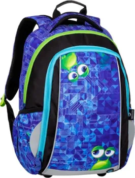 Školní batoh Bagmaster Mark 20 B modrý/zelený/černý