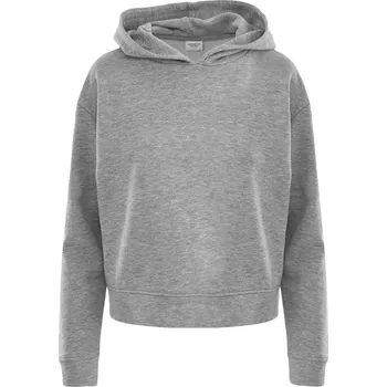 Dámská mikina KRÁTKÁ ŠEDÁ MIKINA S KAPUCÍ Jacqueline de Yong