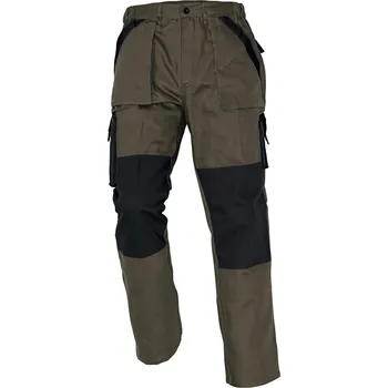 CERVA Max kalhoty do pasu khaki/černé, 50