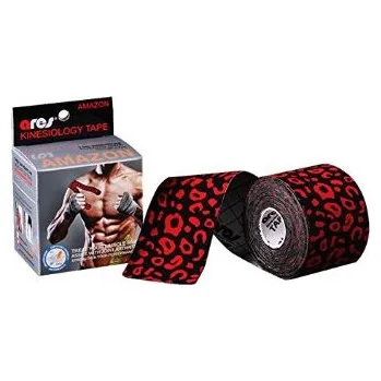 Tejpovací páska ARES kinesiology tape 5cm x 5m - leopard