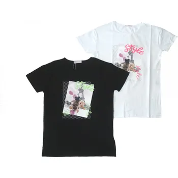 Dívčí tričko F&D DÍVČÍ TRIČKO SVÍTICÍ VE TMĚ "STYLE" Barva: bílá, Velikost: 8 let (128)