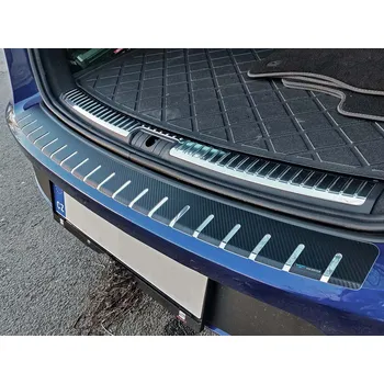 Tuning Kryt prahu pátých dveří Seat Leon 2013-2020 ST Combi • nerez s karbonem • Alu-Frost