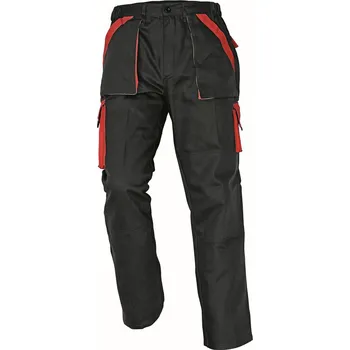 montérky Červa Max kalhoty do pasu černé/červené