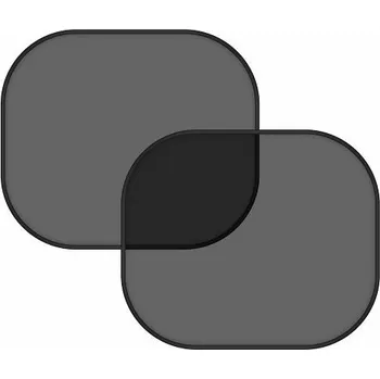 Stínítko do auta PROTISLUNEČNÍ CLONY NA BOČNÍ OKNO AUTA (2 KS) přísavky (06101)