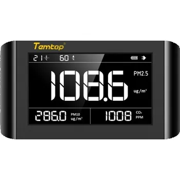 Bezpečnostní detektor Detektor kvality vzduchu TemTop P1000