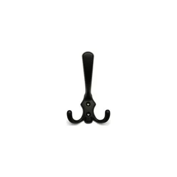 Nábytkové kování TULIP věšák Lugo černá + šroubky