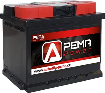 Autobaterie PEMA Power levá 55Ah 12V 460A