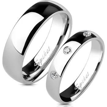 Prsten OPR1198+OPR1234 Snubní prsteny chirurgická ocel - pár