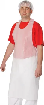 Jednorázový oděv Červa jednorázová zástěra bílá 100 ks