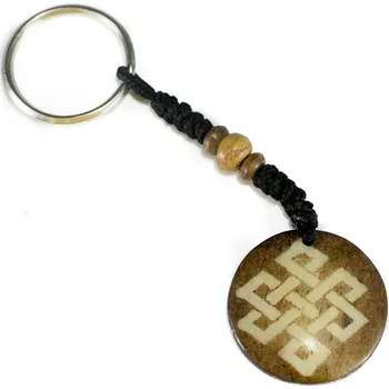 Přívěsek na klíče Nekonečný uzel - tmavý